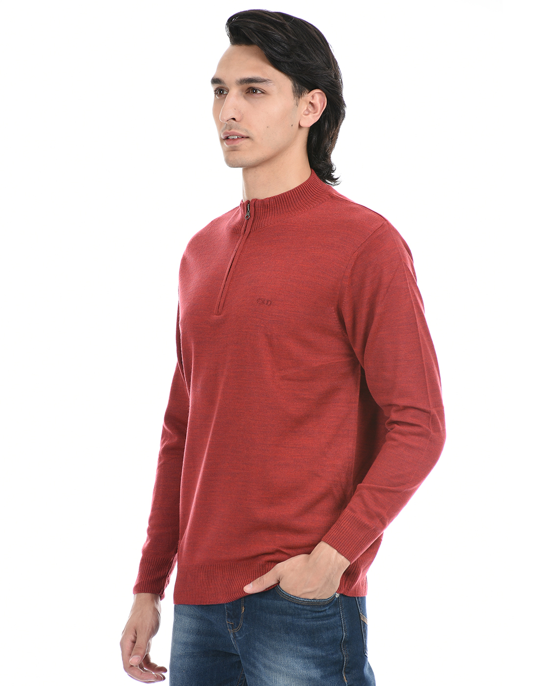 Cloak & Decker by Monte Carlo Men Red Pullover